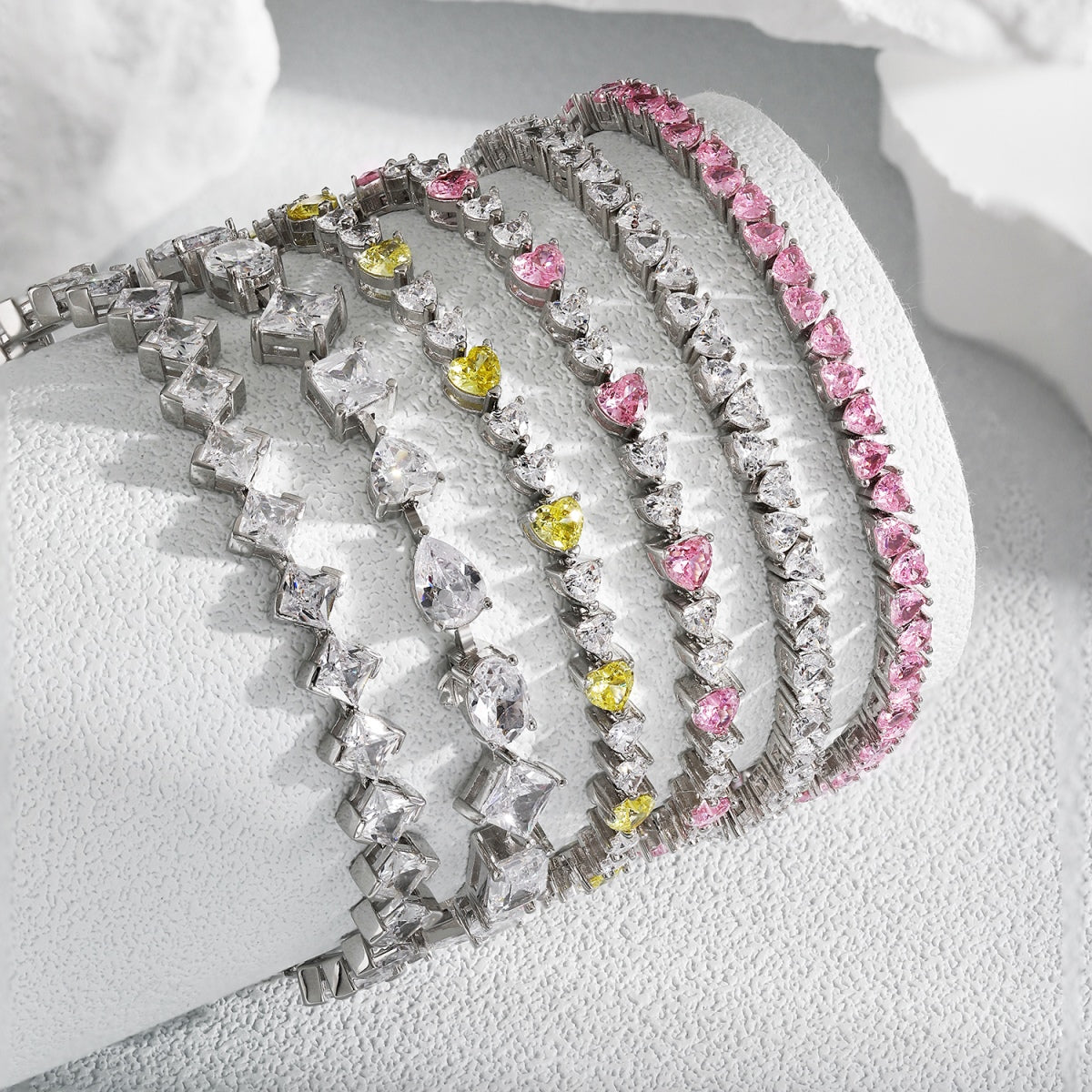 [Oramore Jewelry]Unique Exquisite Multi Cut Daily Bracelet