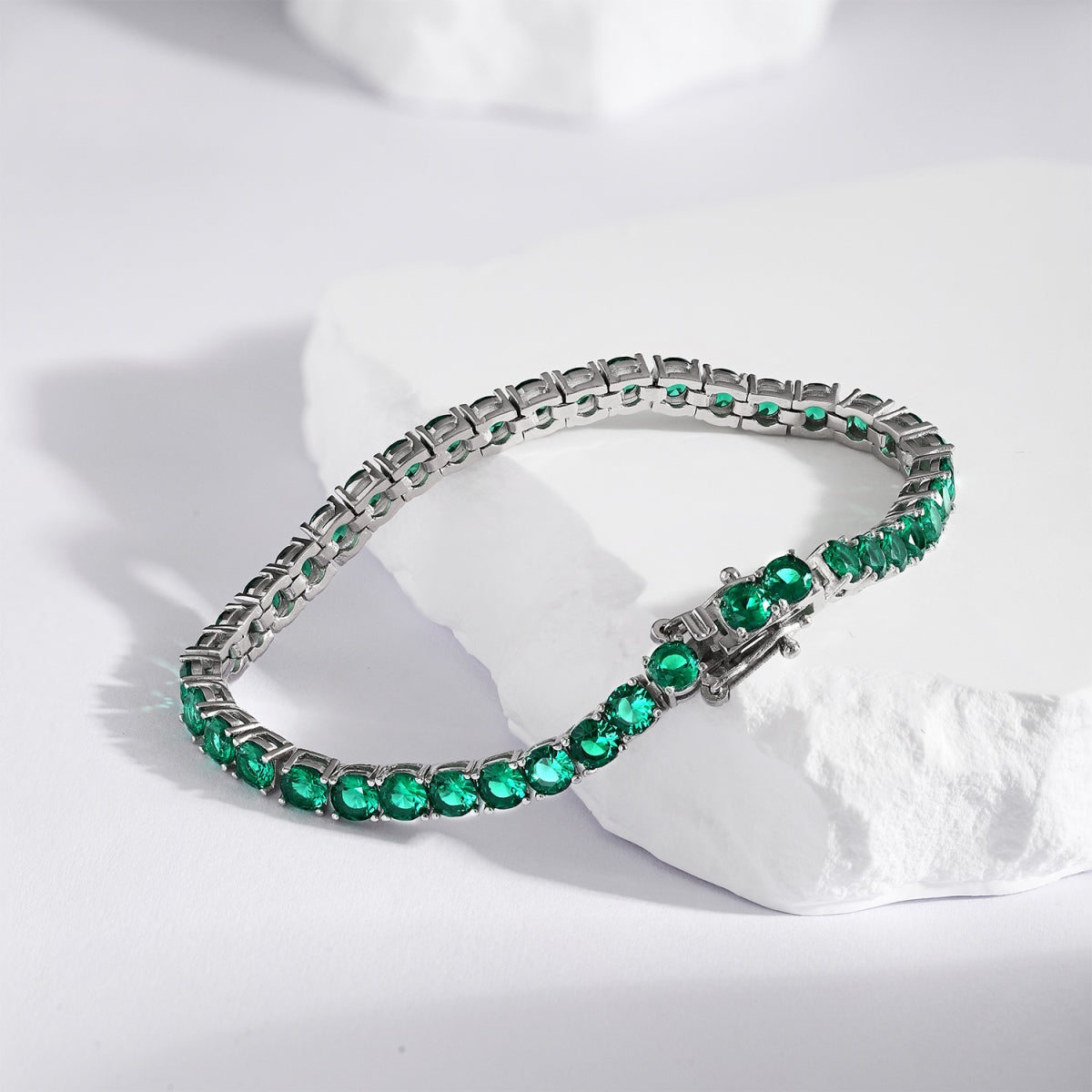 [Oramore Jewelry]Radiant Colorful Round Cut Party Bracelet