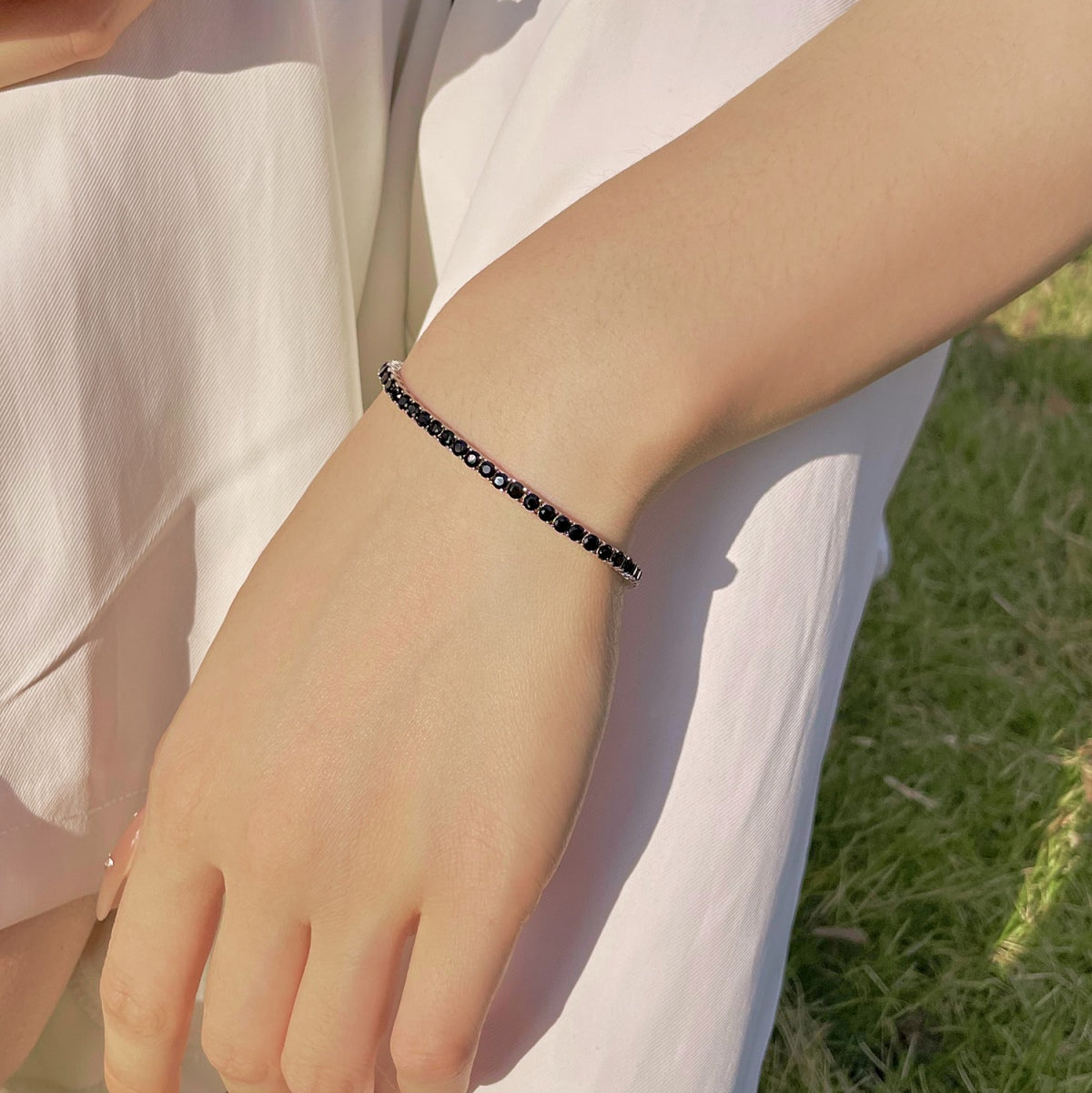 [Oramore Jewelry]Radiant Colorful Round Cut Party Bracelet