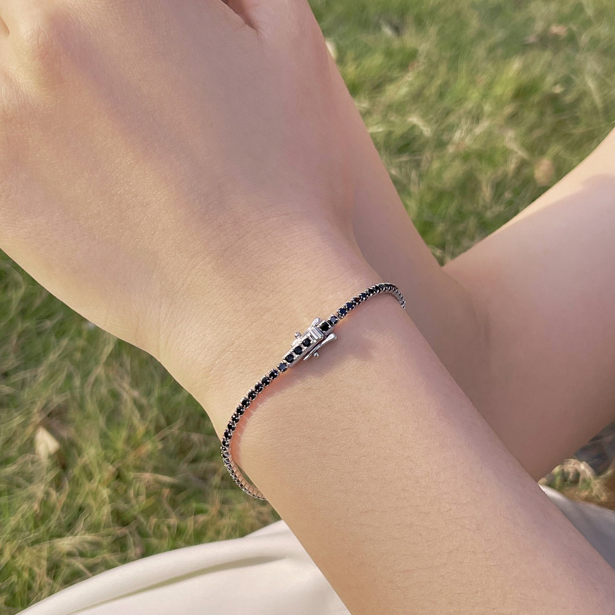 [Oramore jewelry]Radiant Colorful Round Cut Party Bracelet