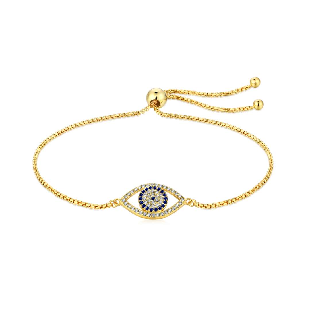 [Oramore Jewelry]Dazzling Eye Shape Necklace
