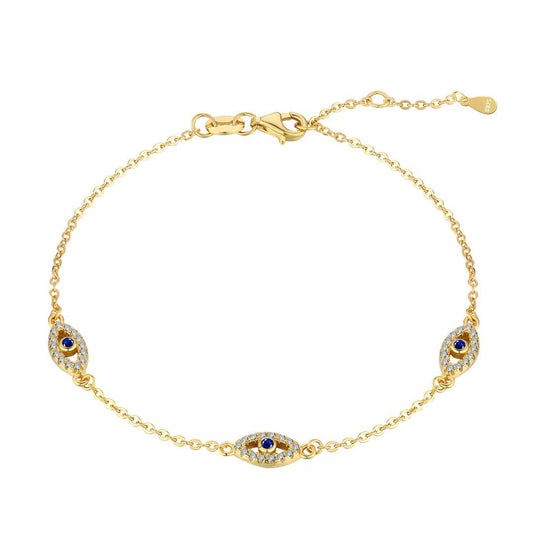 [Oramore Jewelry]Evil Eye Shape Pendent Necklace