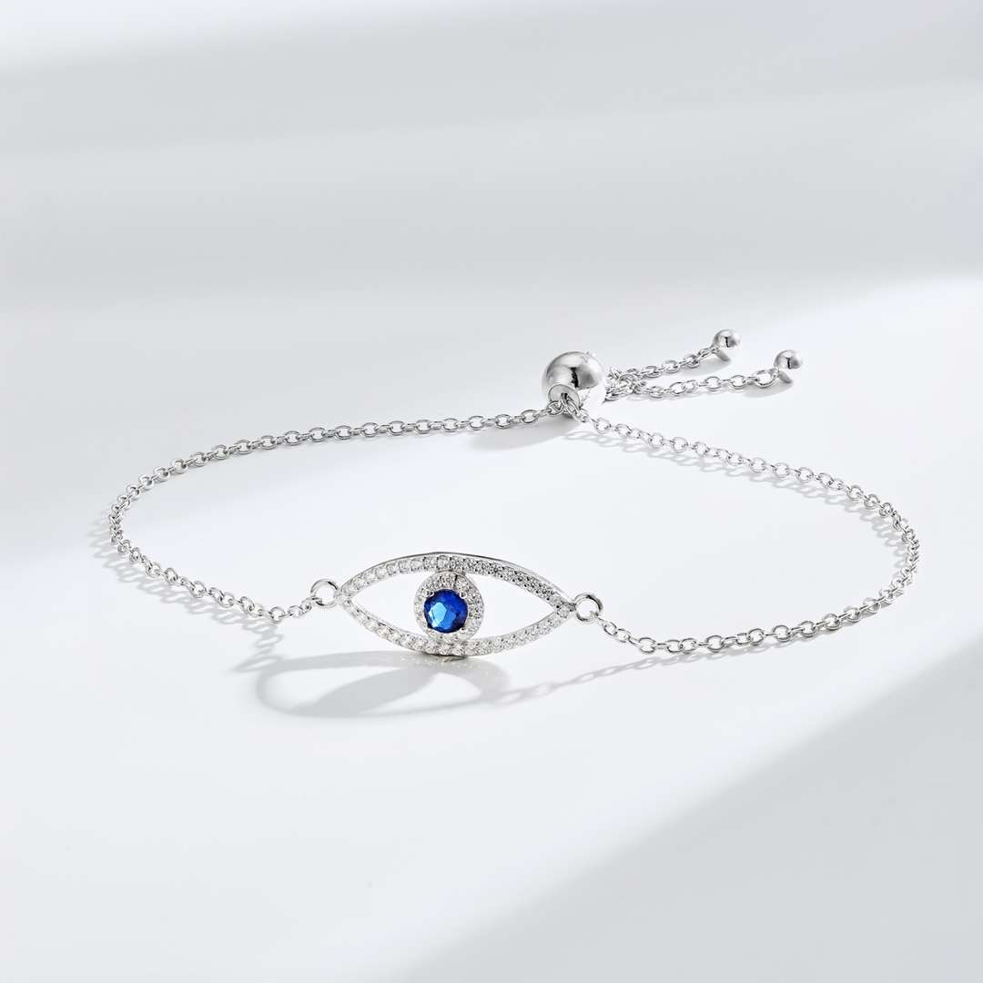 [Oramore Jewelry]Devil's Eye Hollow Design Bracelet
