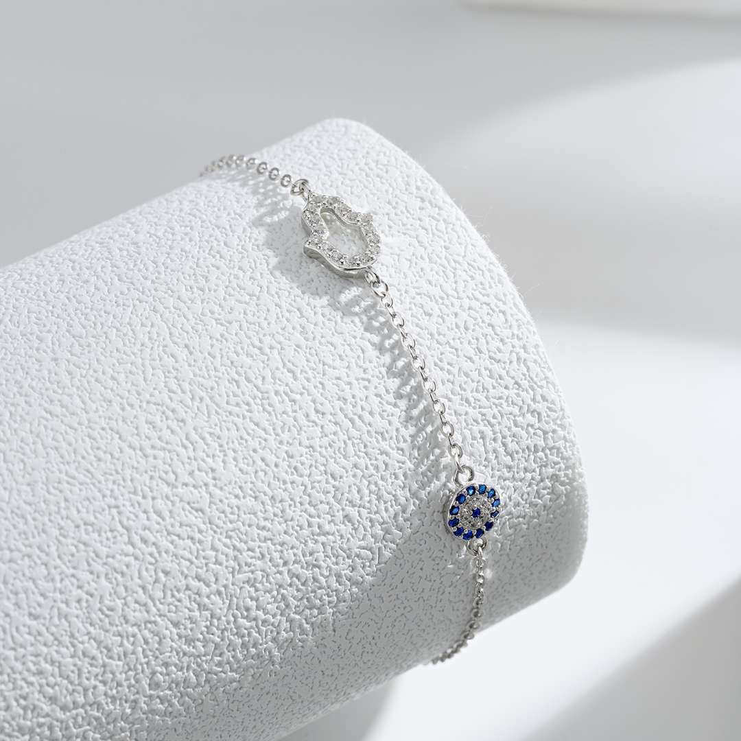 [Oramore Jewelry]Gost Shape & Round Shape Necklace