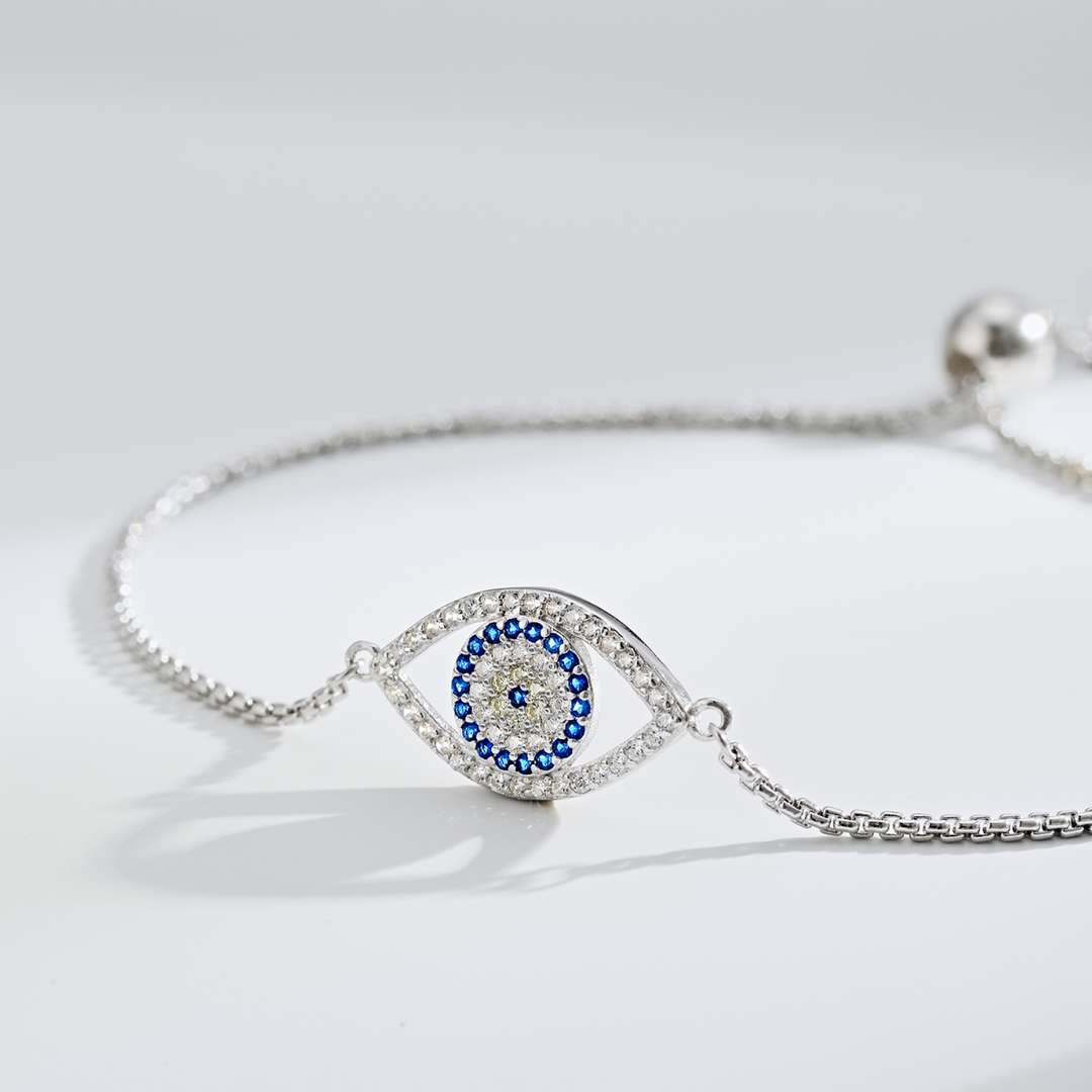 [Oramore Jewelry]Dazzling Eye Shape Necklace