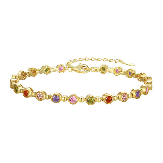 [Oramore Jewelry]Sparkling Exquisite Round Cut Party Bracelet