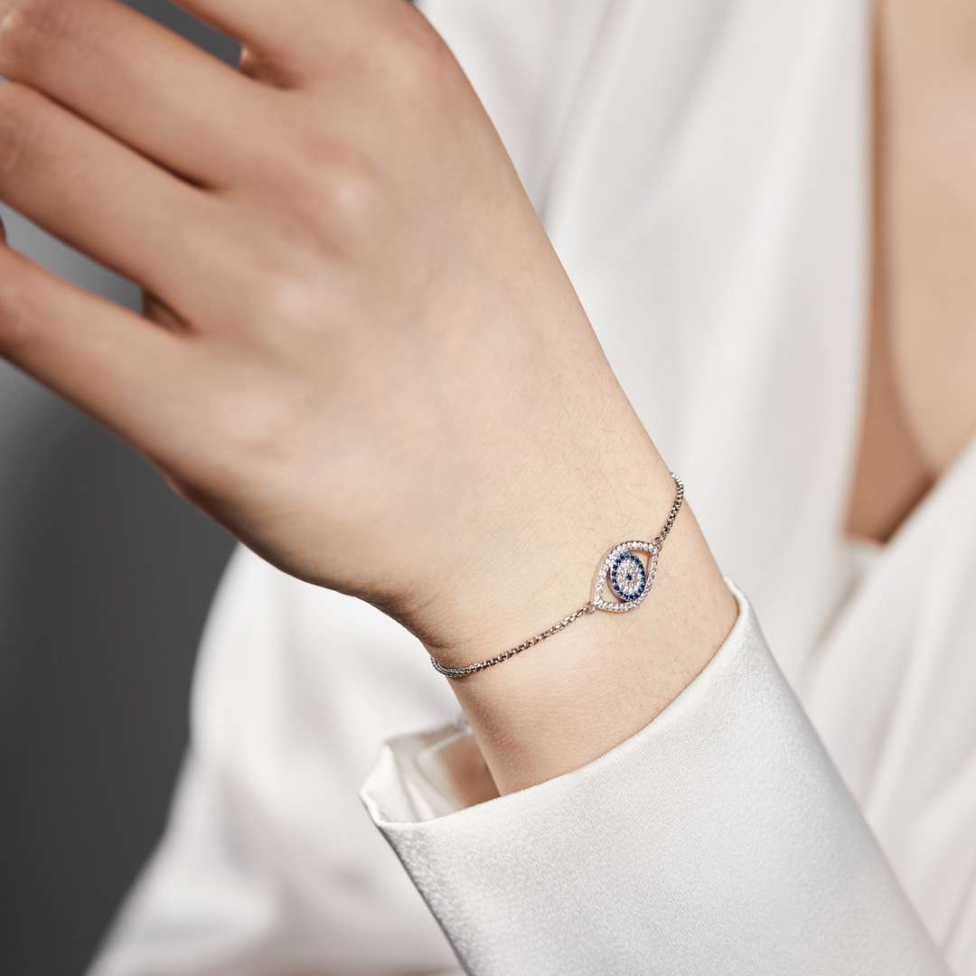 [Oramore Jewelry]Dazzling Eye Shape Necklace