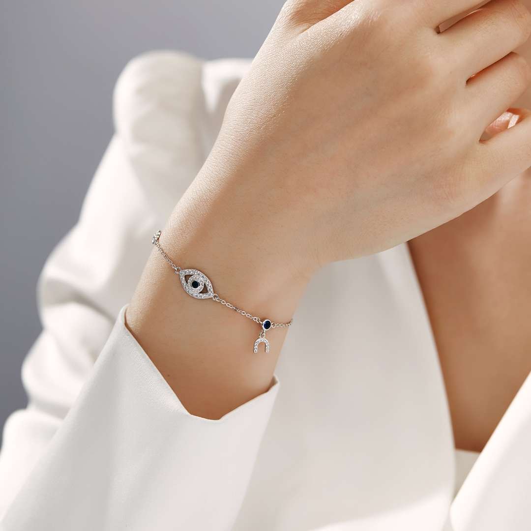 [Oramore Jewelry]Dainty Eye Shape Necklace