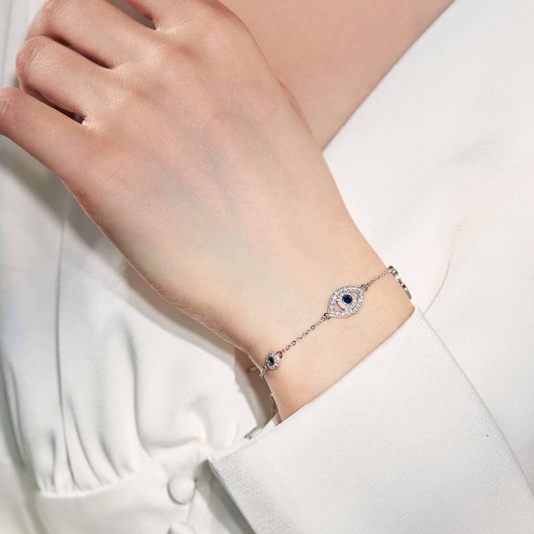 [Oramore Jewelry]Dainty Eye Shape Necklace