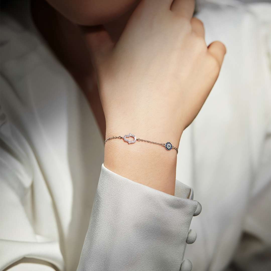 [Oramore Jewelry]Gost Shape & Round Shape Necklace