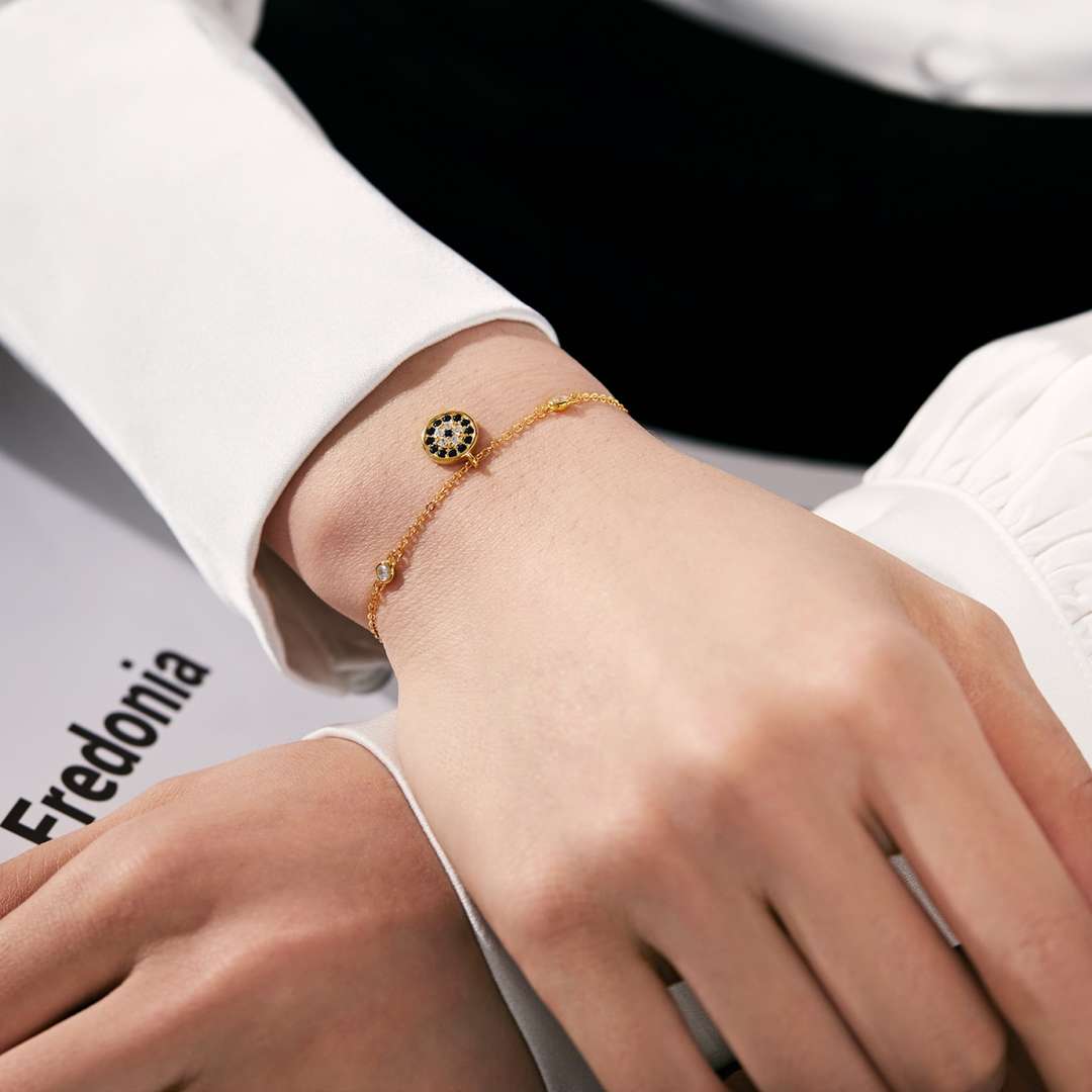 [Oramore Jewelry]Devil's Eye Round Shape Bracelet