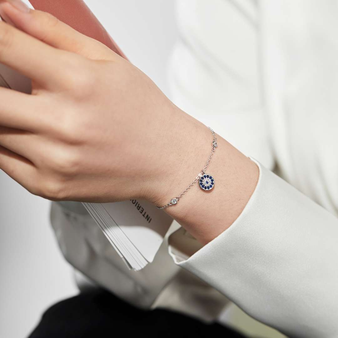 [Oramore Jewelry]Devil's Eye Round Shape Bracelet