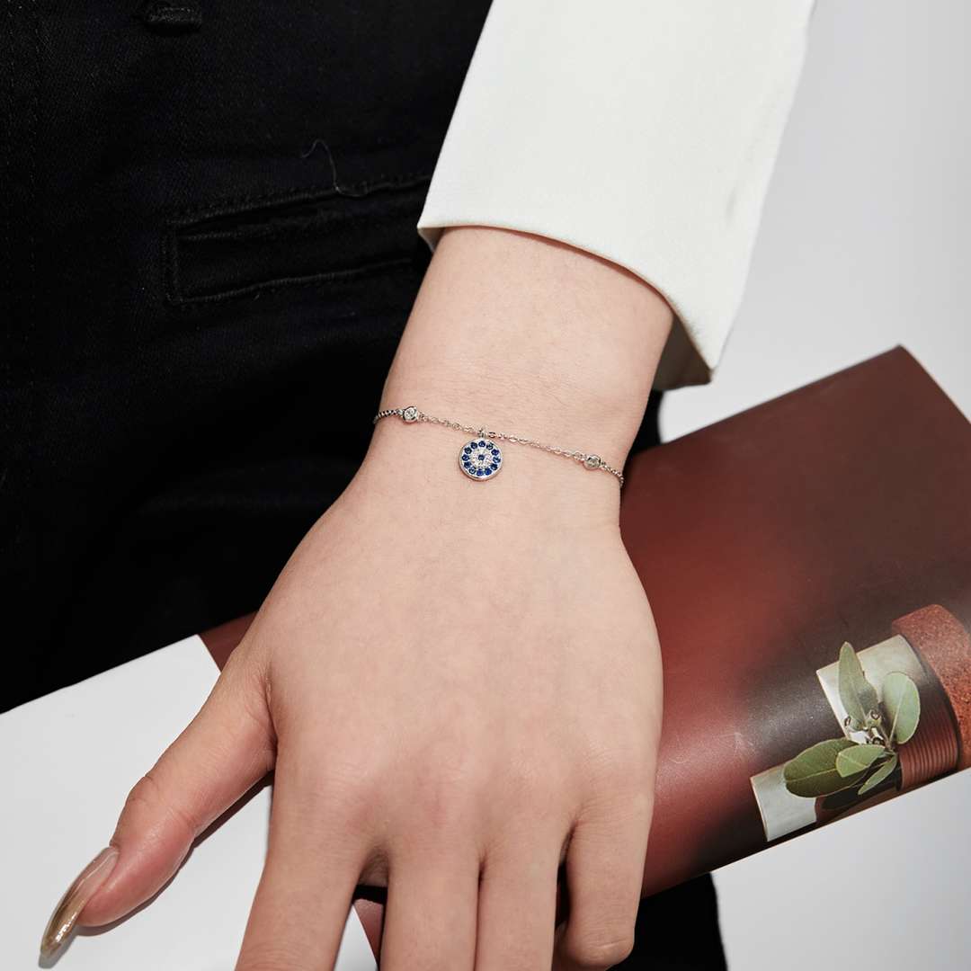[Oramore Jewelry]Devil's Eye Round Shape Bracelet