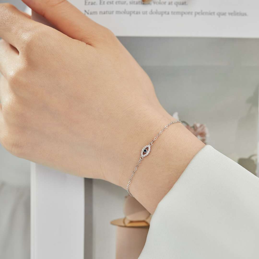 [Oramore Jewelry]Evil Eye Shape Necklace