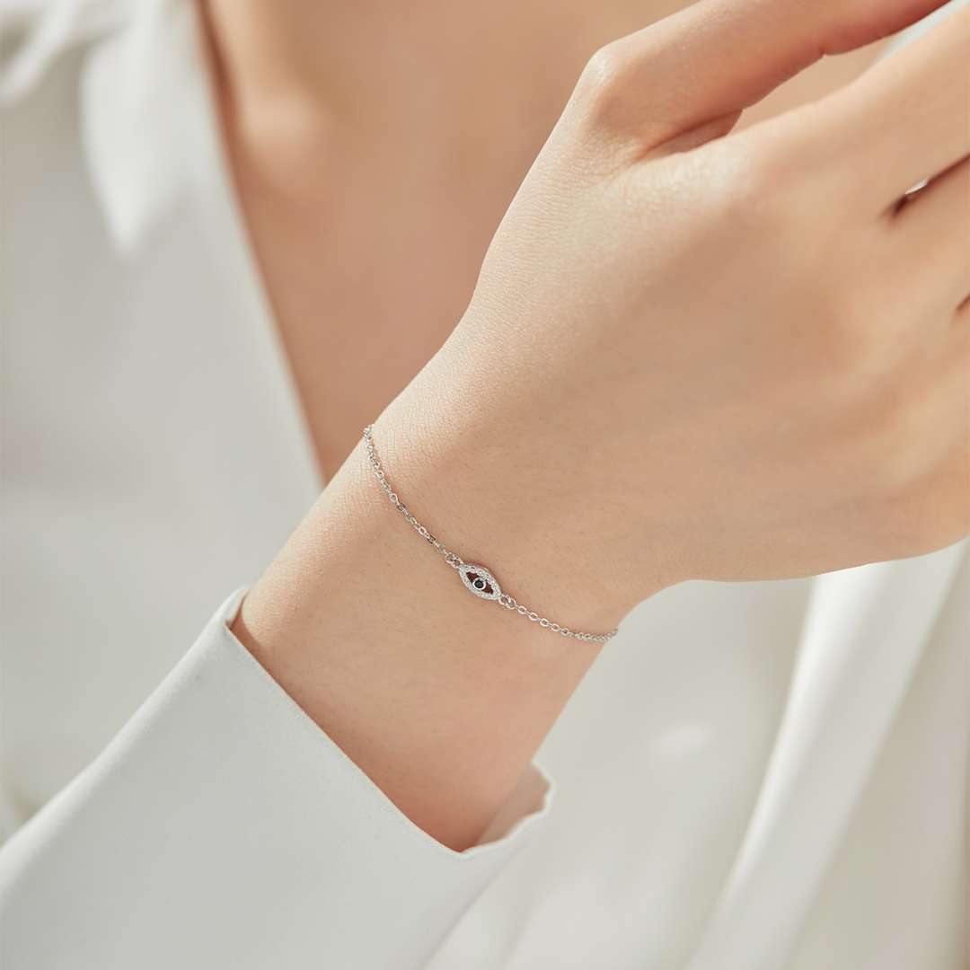 [Oramore Jewelry]Evil Eye Shape Necklace