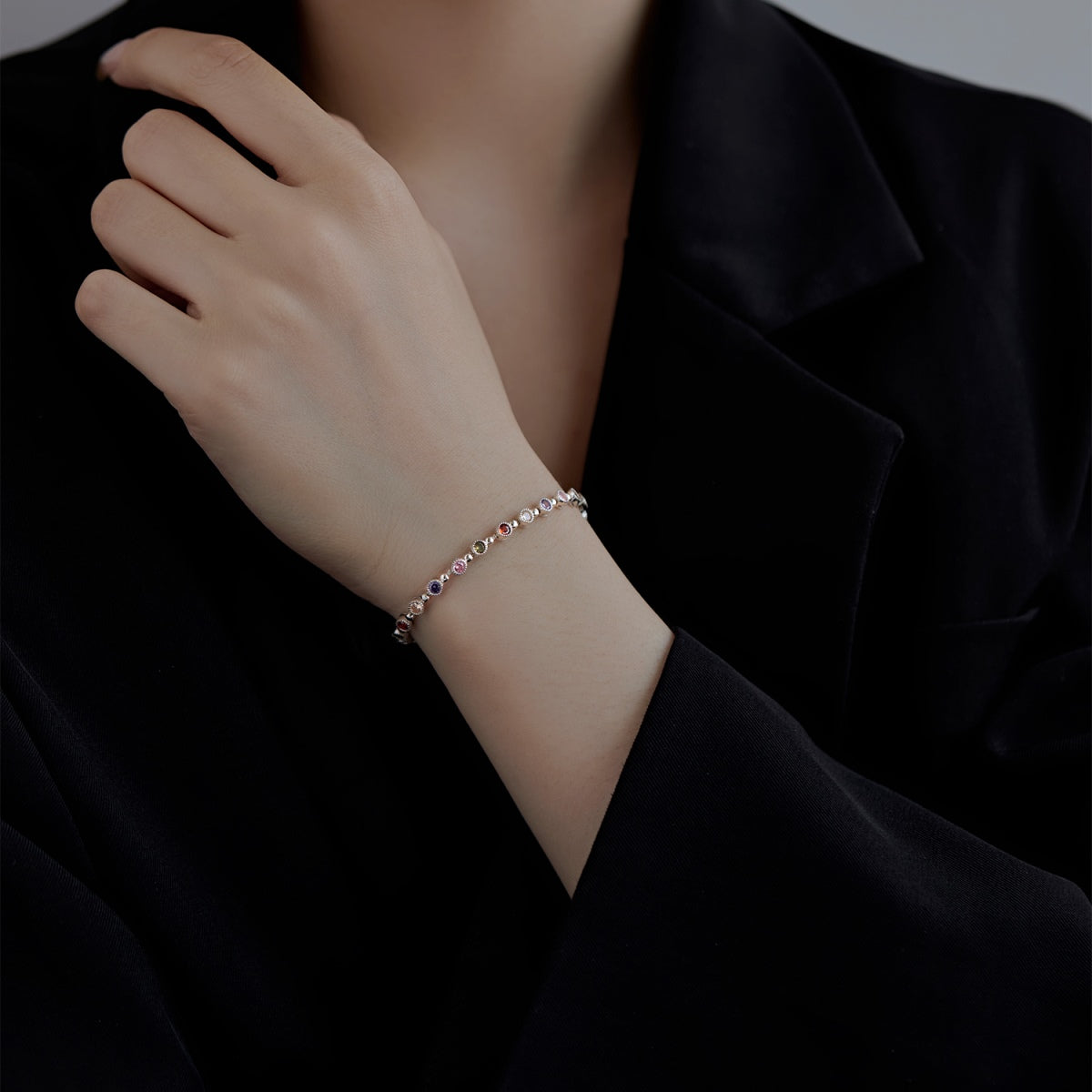 [Oramore Jewelry]Sparkling Exquisite Round Cut Party Bracelet