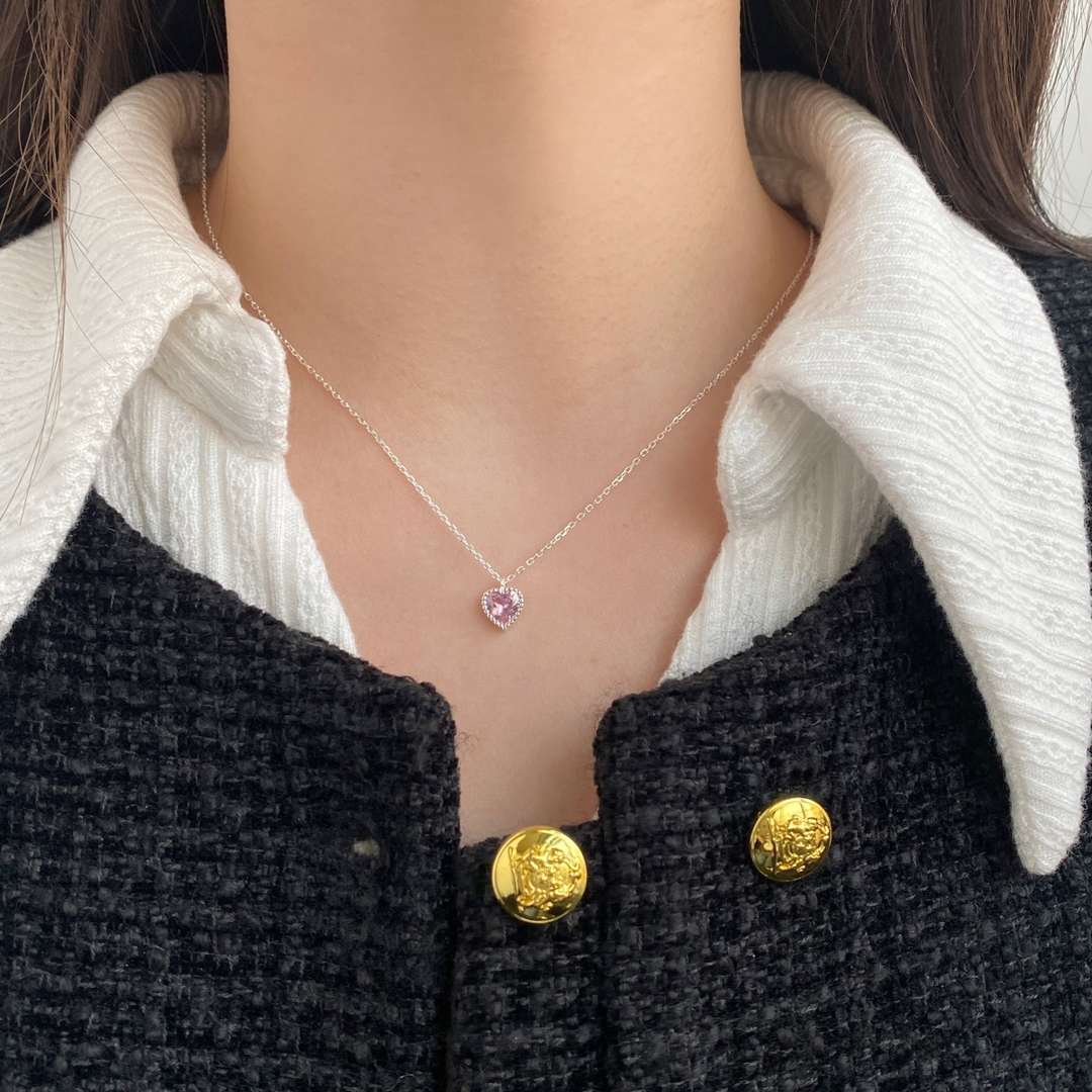 [Oramore Jewelry]Ornate Heart Shape Necklace