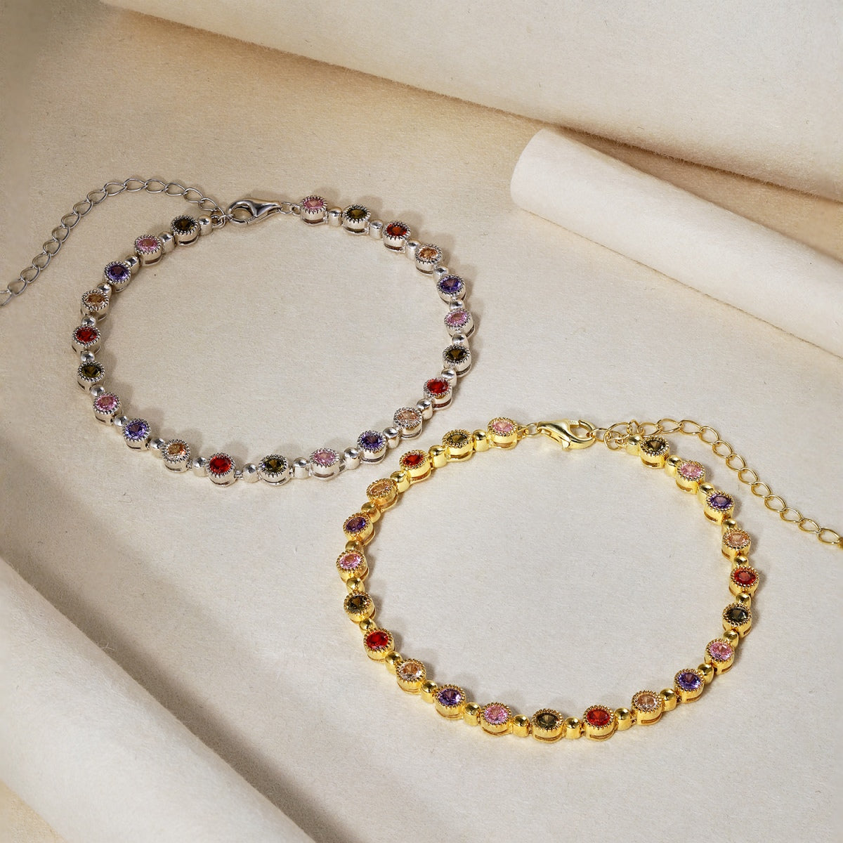 [Oramore Jewelry]Sparkling Exquisite Round Cut Party Bracelet