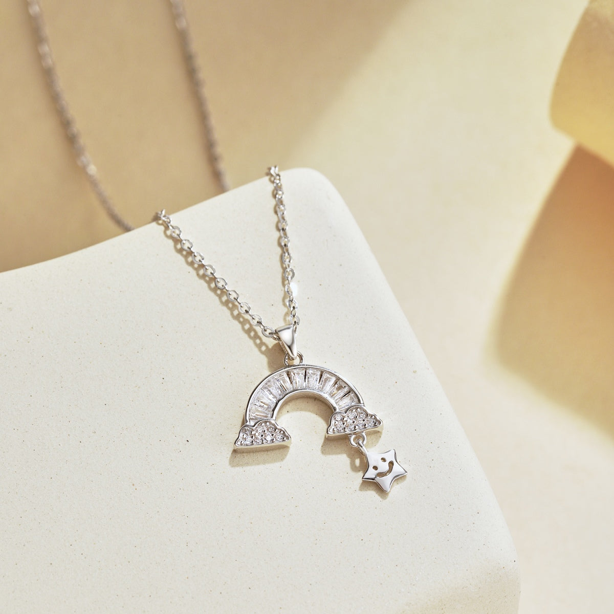 [Oramore Jewelry]Unique Rainbow Star Necklace