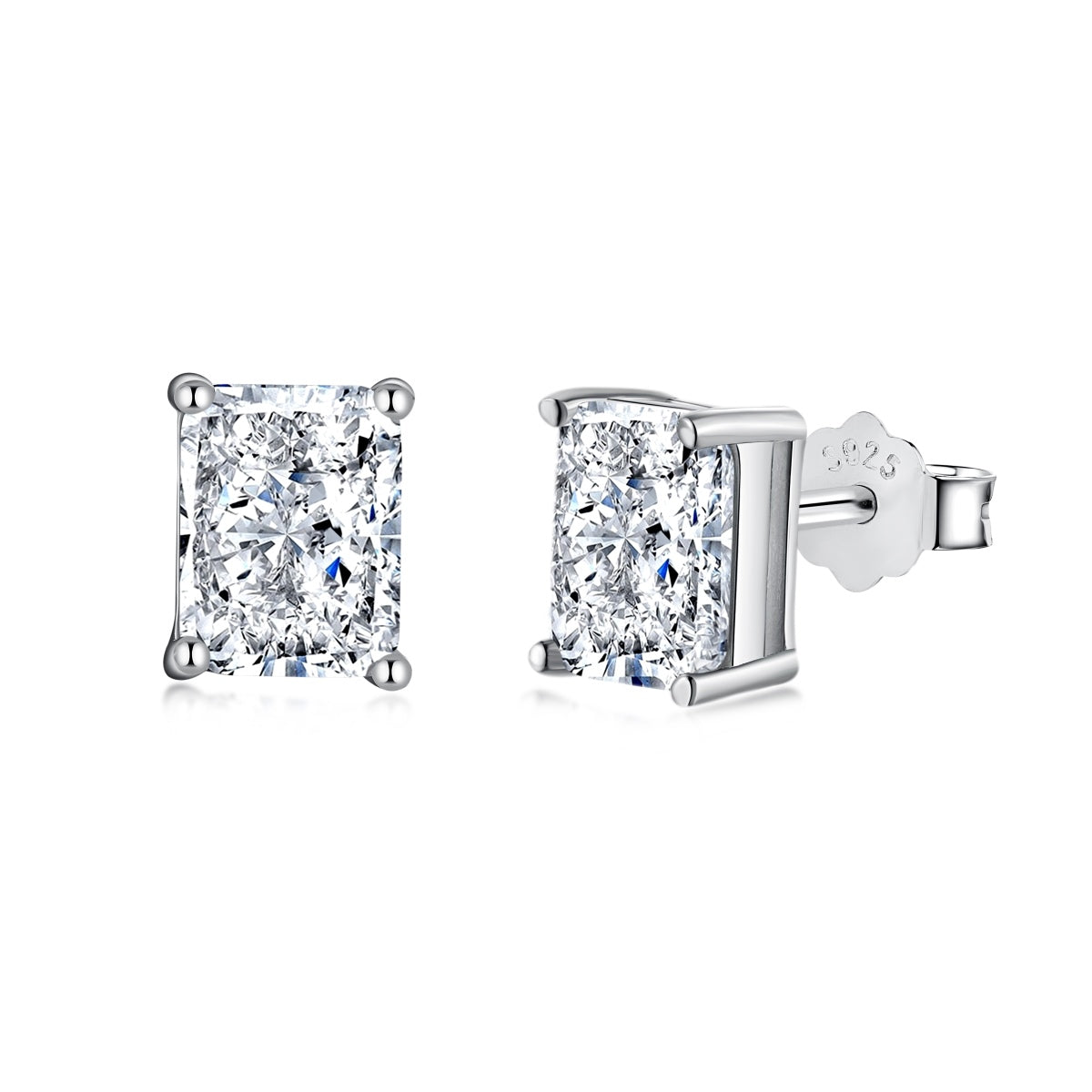 [Oramore Jewelry]Radiant Luxurious Princess Cut Daily Earrings