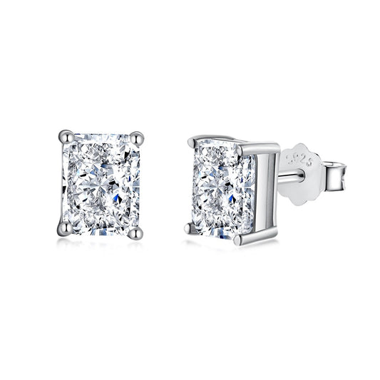 [Oramore Jewelry]Radiant Luxurious Princess Cut Daily Earrings