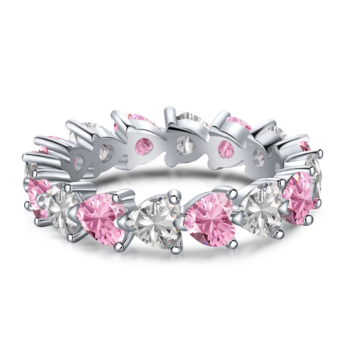 [Oramore  Jewelry]0.25 Carat Radiant Romance Heart Cut Lover Ring