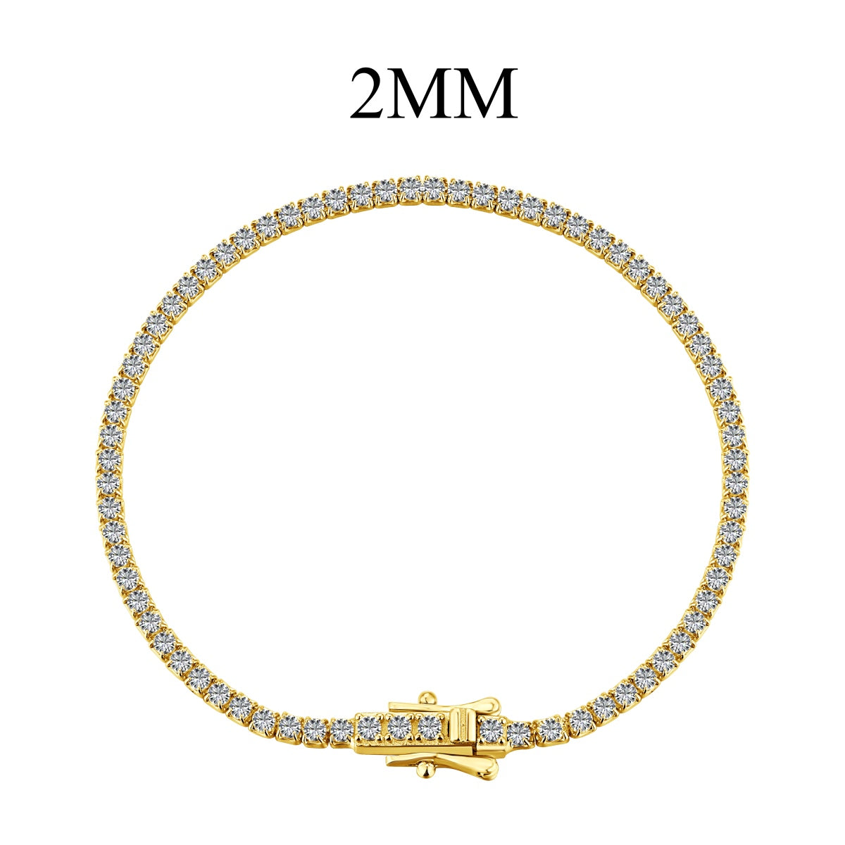 [Oramore jewelry]Radiant Colorful Round Cut Party Bracelet