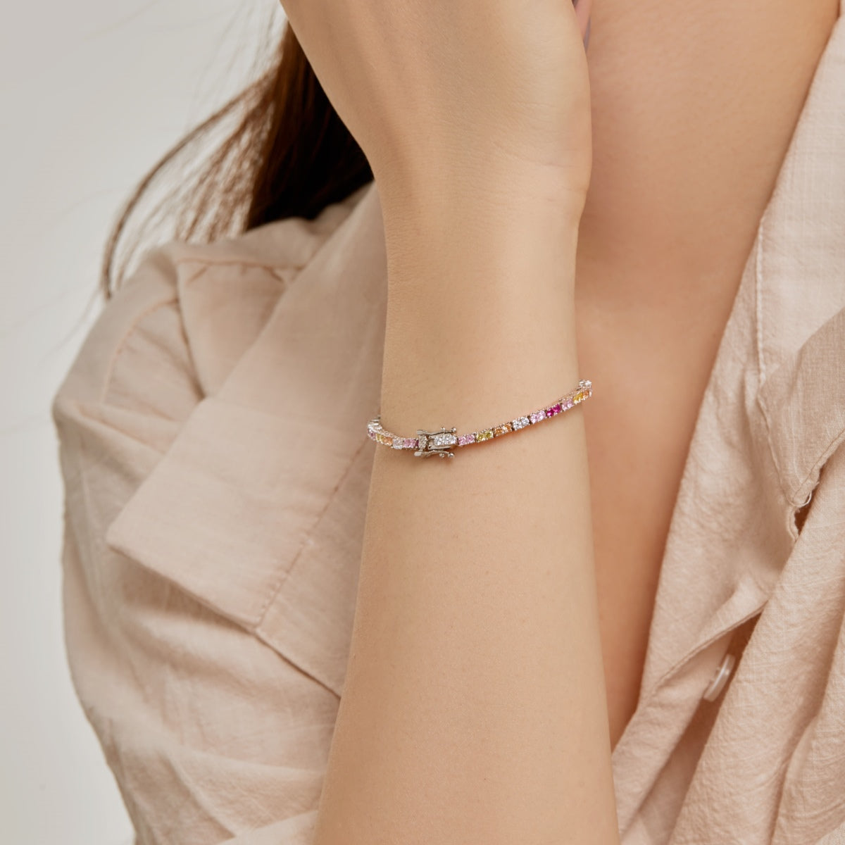[Oramore Jewelry]Delicate Romantic Heart Shape Lover Bracelet