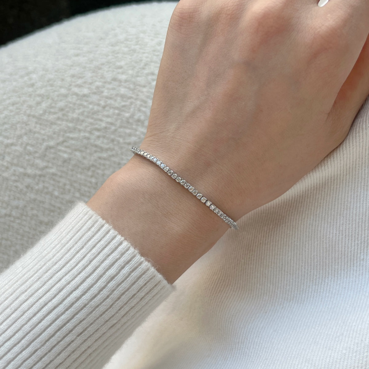 [Oramore Jewelry]Dazzling Exquisite Round Cut Daily Bracelet