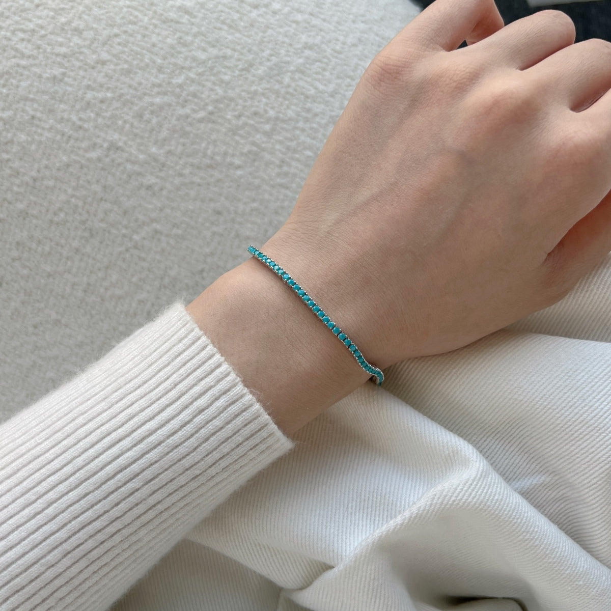 [Oramore Jewelry]Dazzling Exquisite Round Cut Daily Bracelet