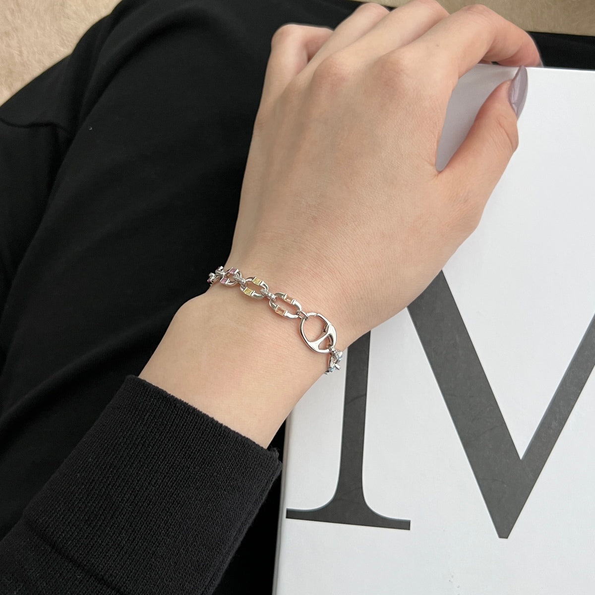 [Oramore Jewelry]Dazzling Colorful Daily Bracelet