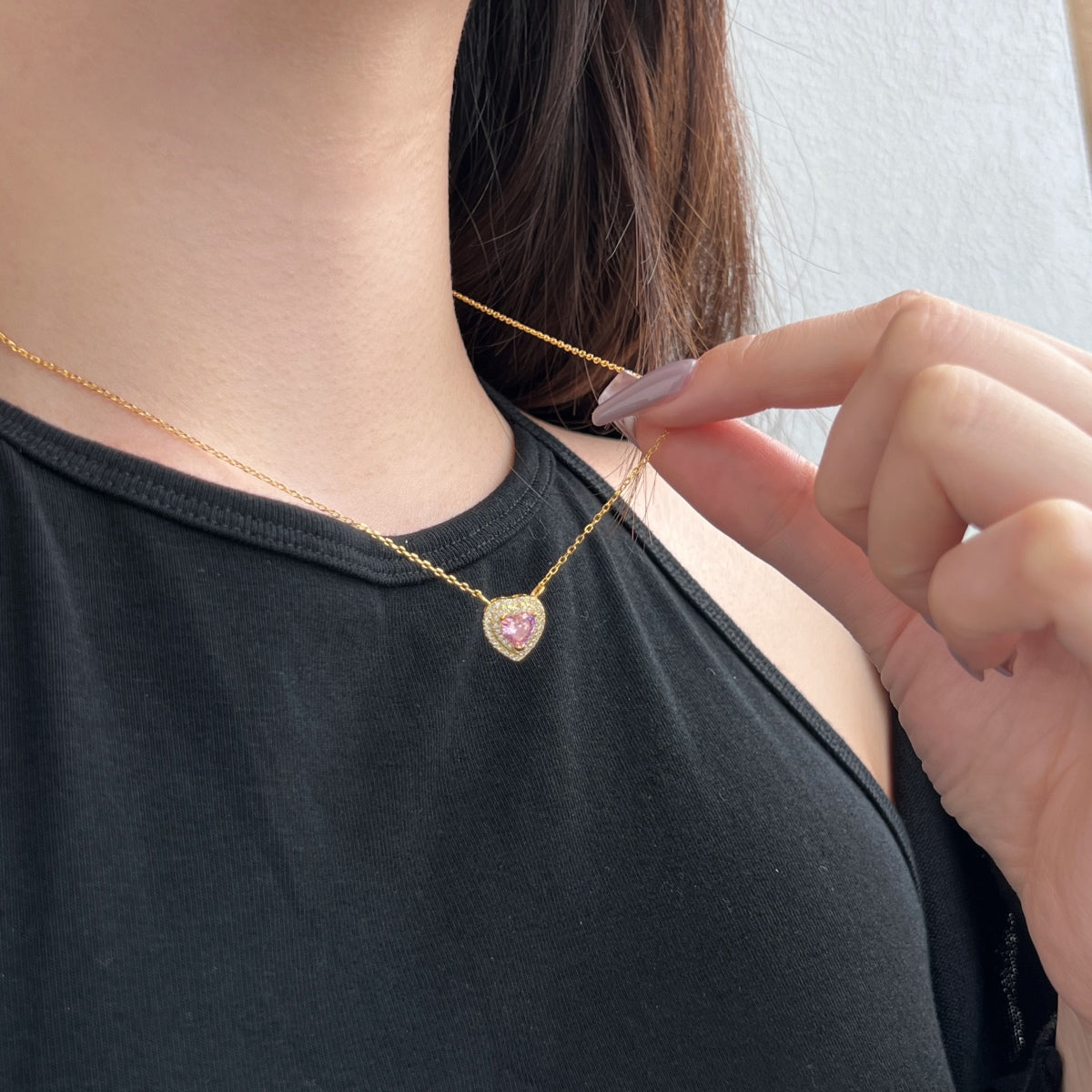 [Oramore Jewelry]Exquisite Heart Shape Necklace
