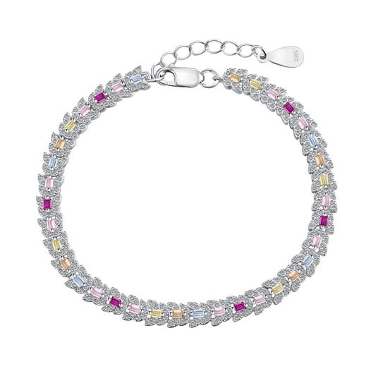[Oramore Jewelry]Delicate Colorful Multi Cut Daily Bracelet