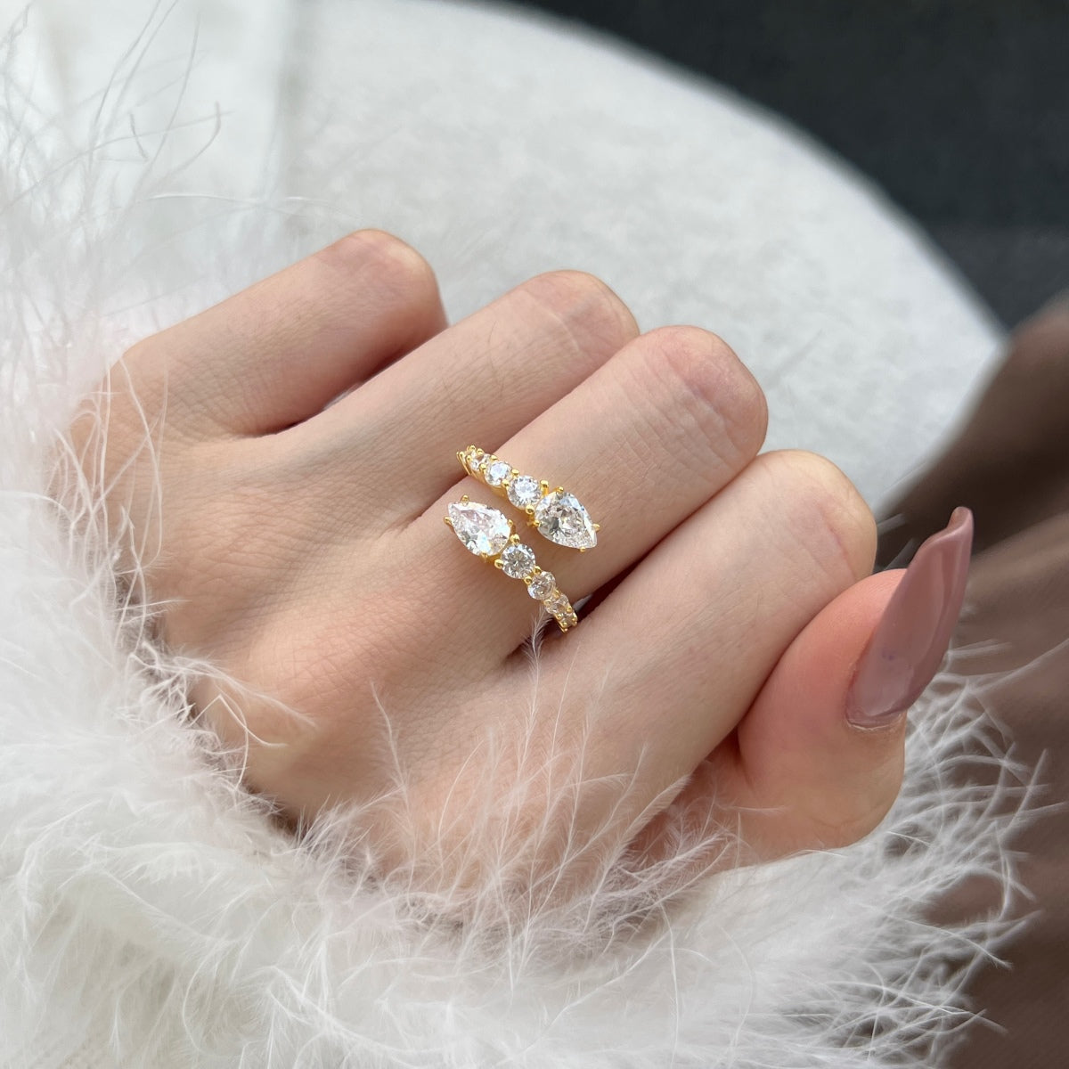 [Oramore Jewelry]Delicate Lively Snake Shape Daily Ring