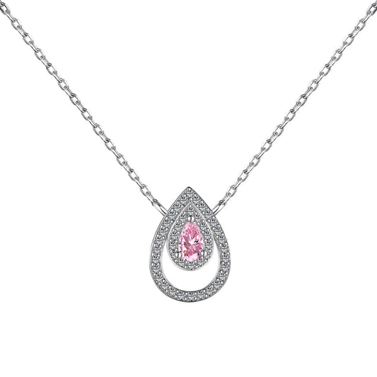 [Oramore Jewelry]Sparkling Pear Cut Necklace