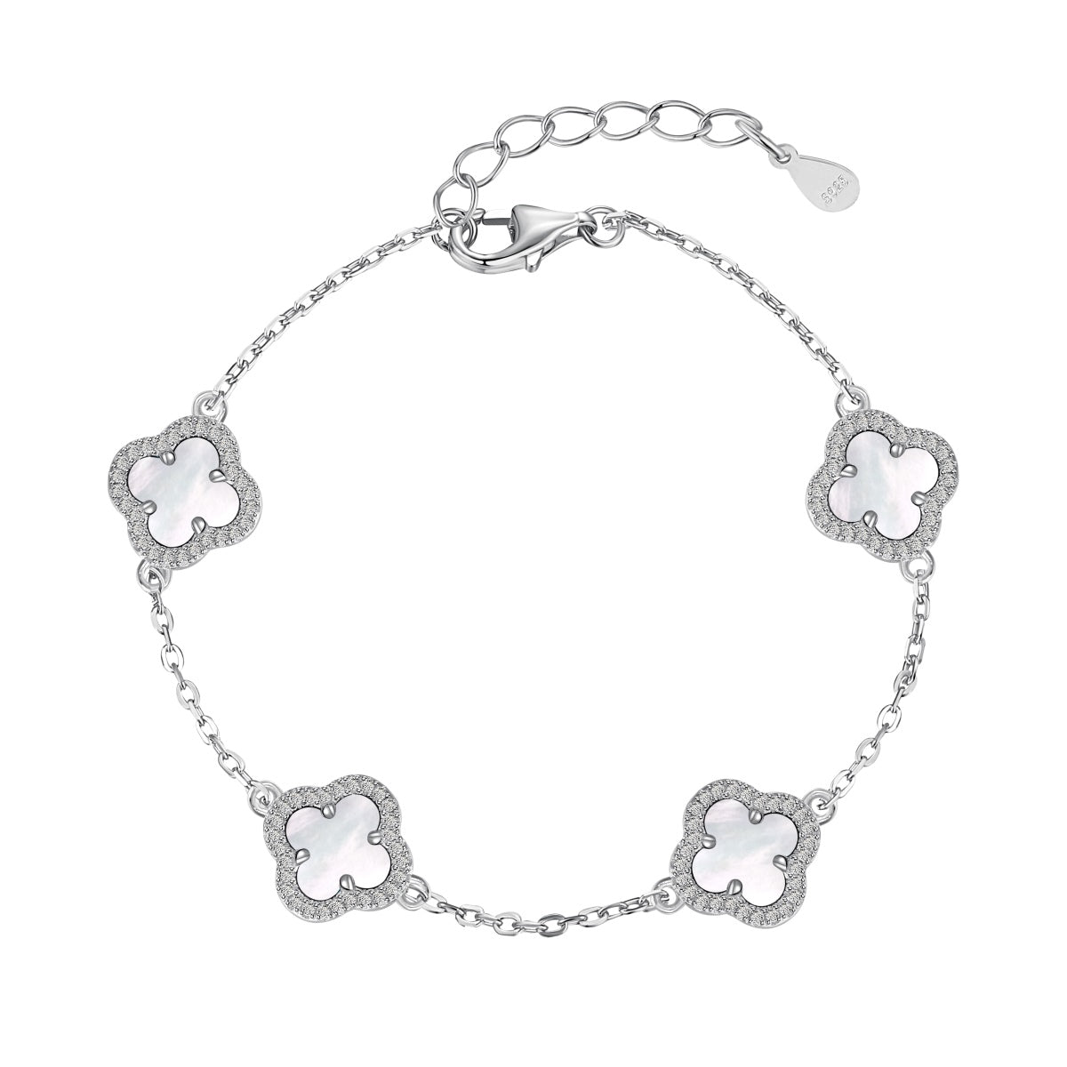 [Oramore Jewelry]Four-Leaf Clover Exquisite Bracelet