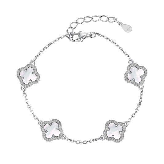 [Oramore Jewelry]Four-Leaf Clover Exquisite Bracelet