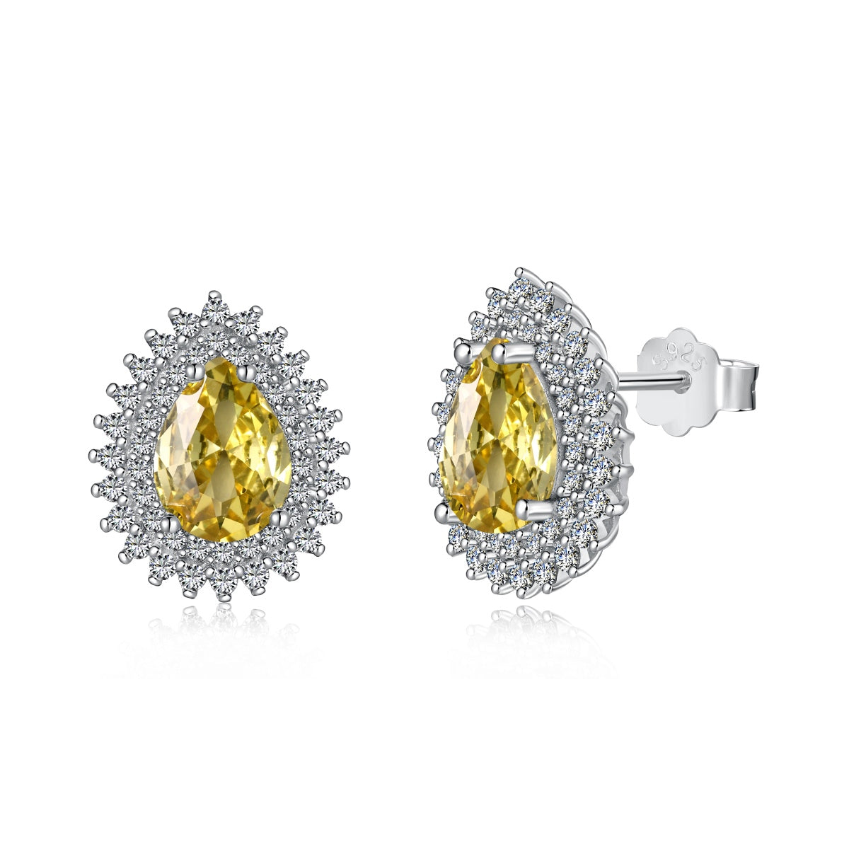 [Oramore Jewelry]Delicate Gorgeous Pear Cut Daily Earrings