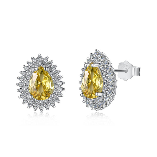 [Oramore Jewelry]Delicate Gorgeous Pear Cut Daily Earrings