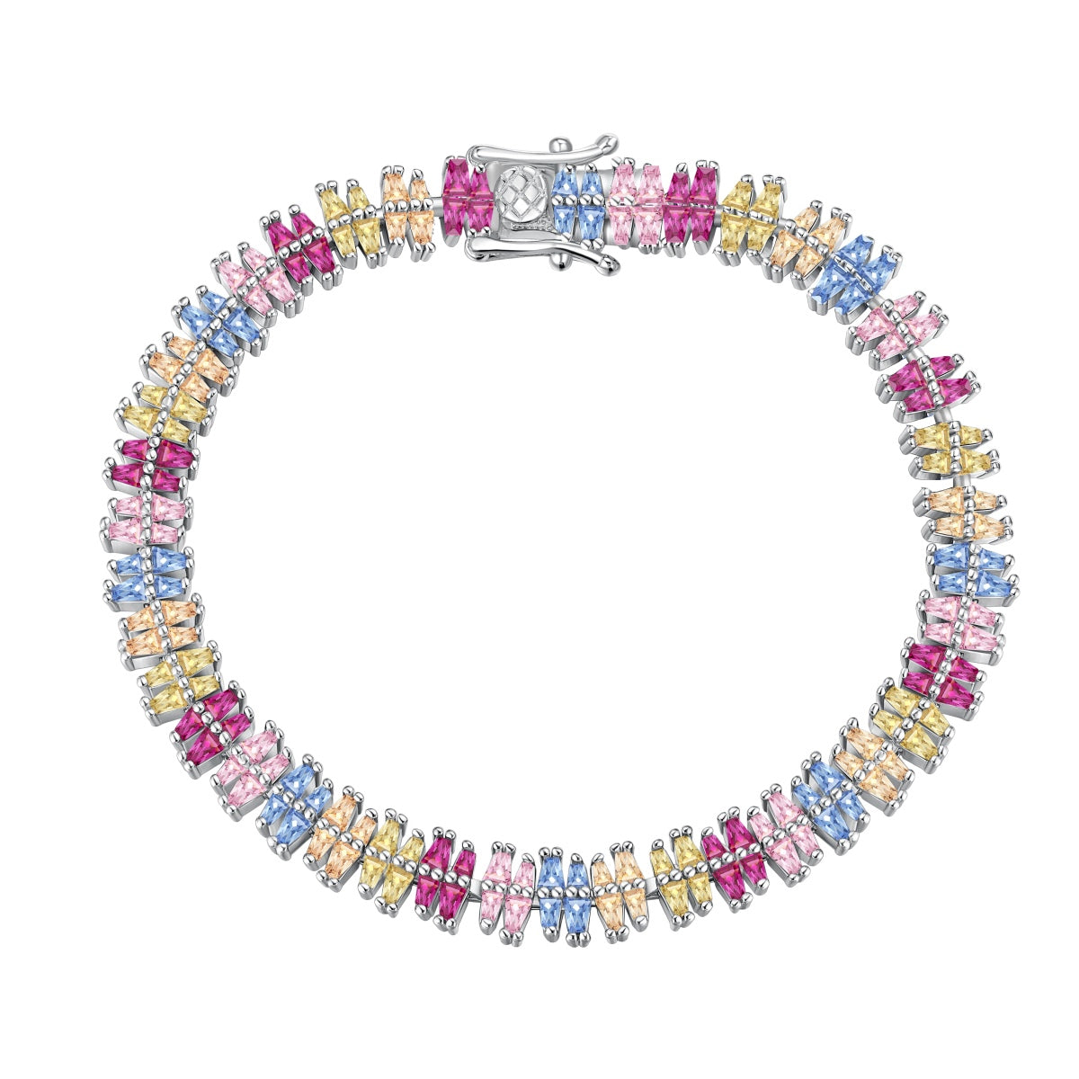 [Oramore Jewelry]Sparkling Exquisite Multi Cut Party Bracelet