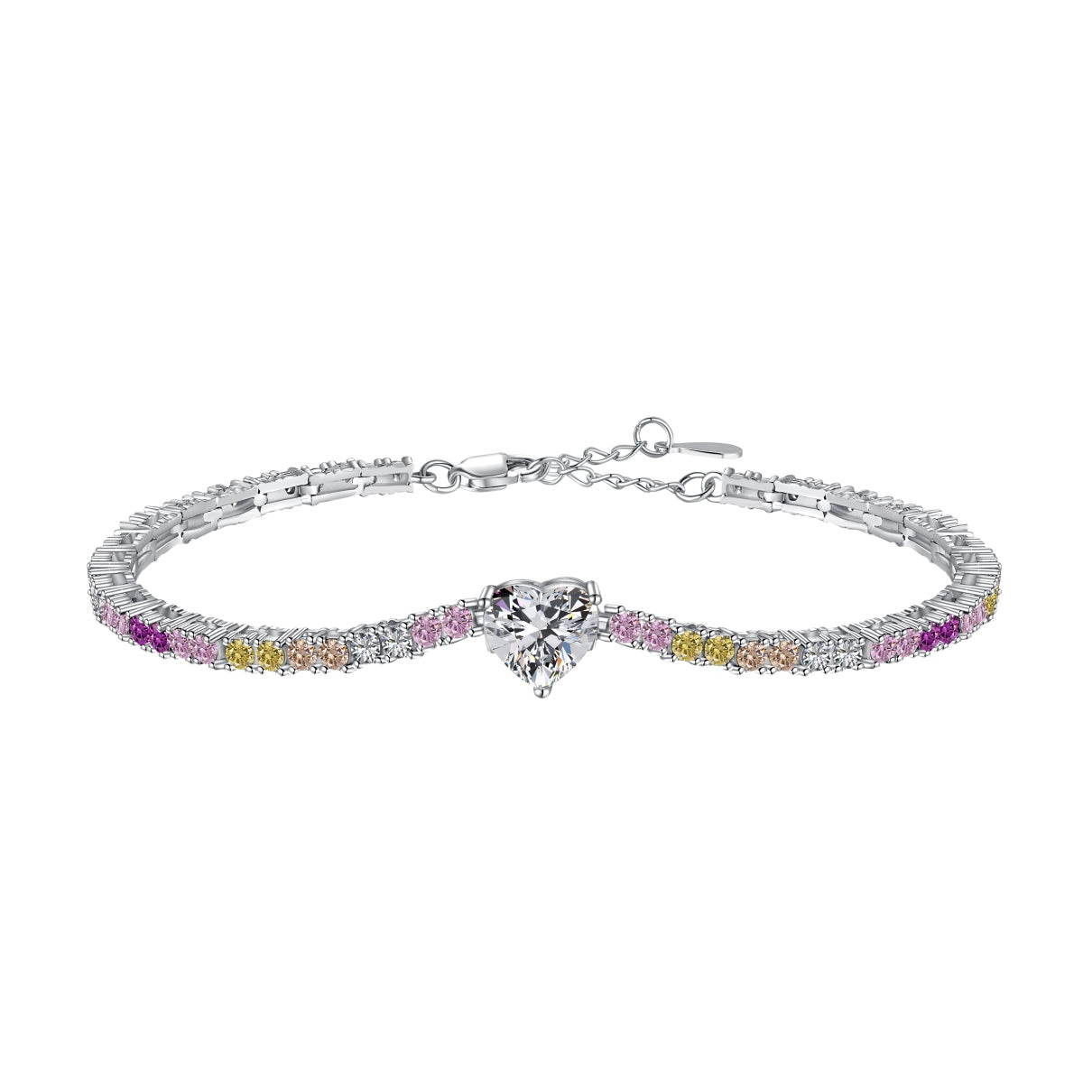 [Oramore Jewelry]Delicate Romantic Heart Shape Lover Bracelet