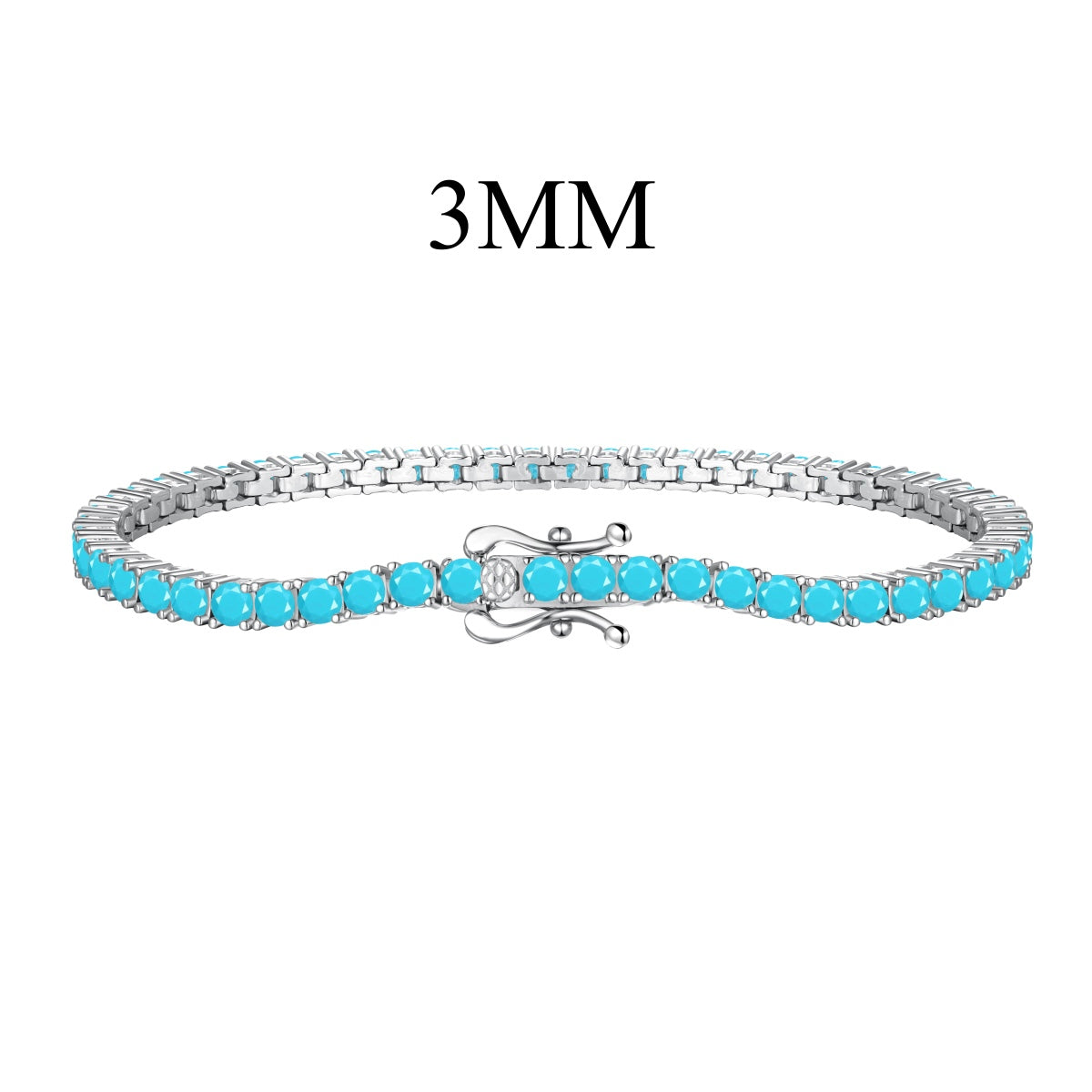 [Oramore Jewelry]Dainty Charming Round Cut Tennis Bracelet