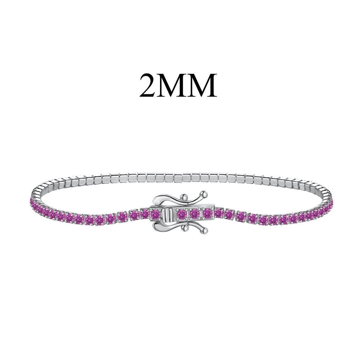 [Oramore jewelry]Radiant Colorful Round Cut Party Bracelet