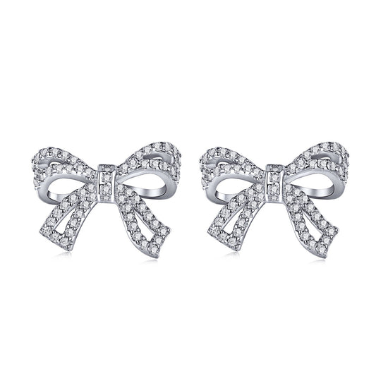 [Oramore Jewelry]Dainty Bow Shape Earrings