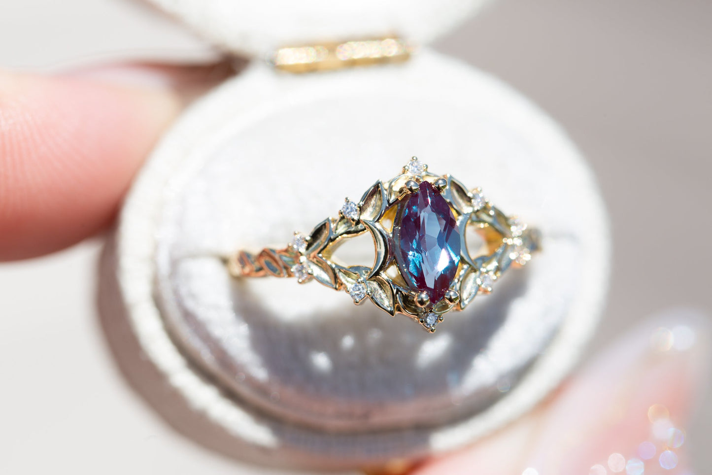 [Oramore Jewelry]Customize your own Briar moon setting with marquise center