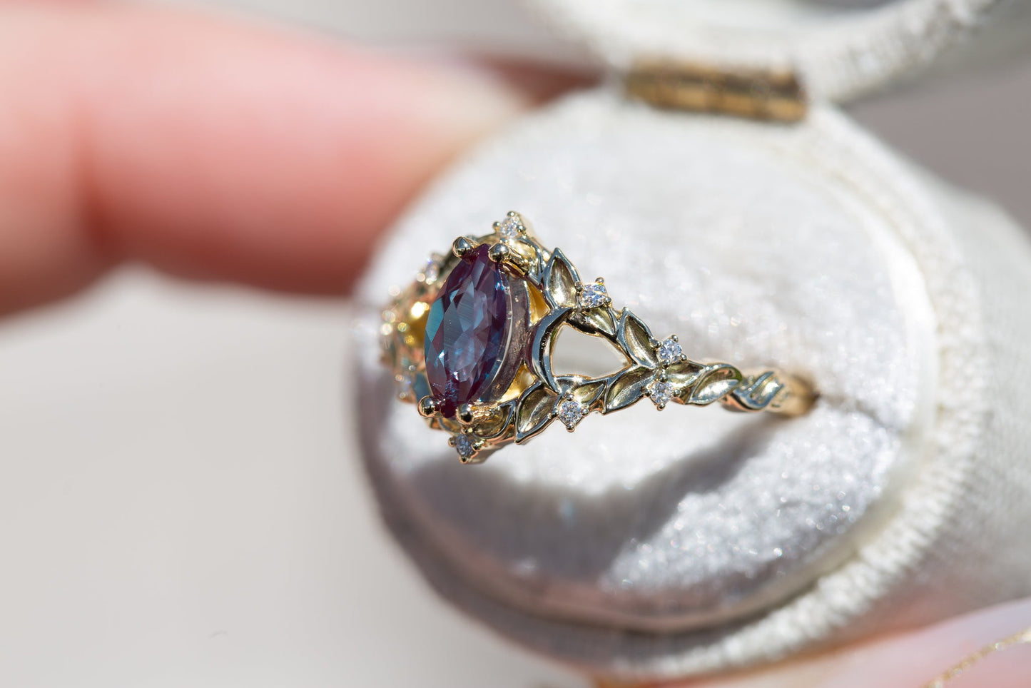 [Oramore Jewelry]Customize your own Briar moon setting with marquise center