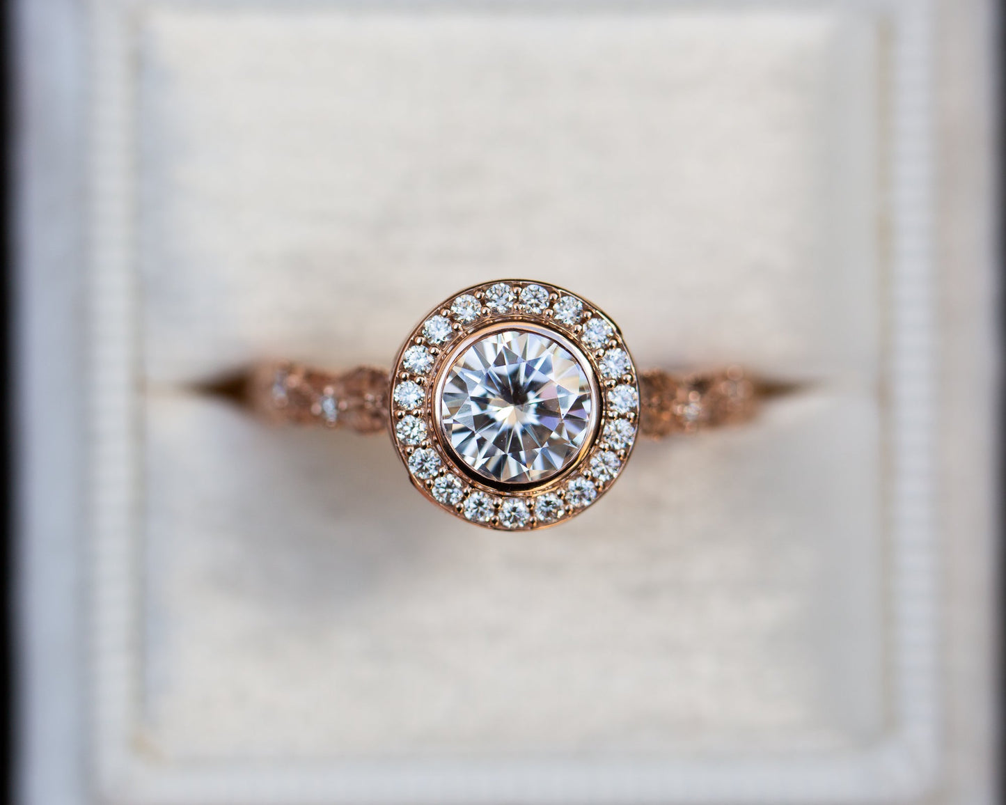 [Oramore Jewelry]Crown of thorns with white moissanite