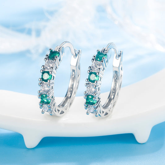 [Oramore Jewelry]Unique Round Cut Daily Earrings