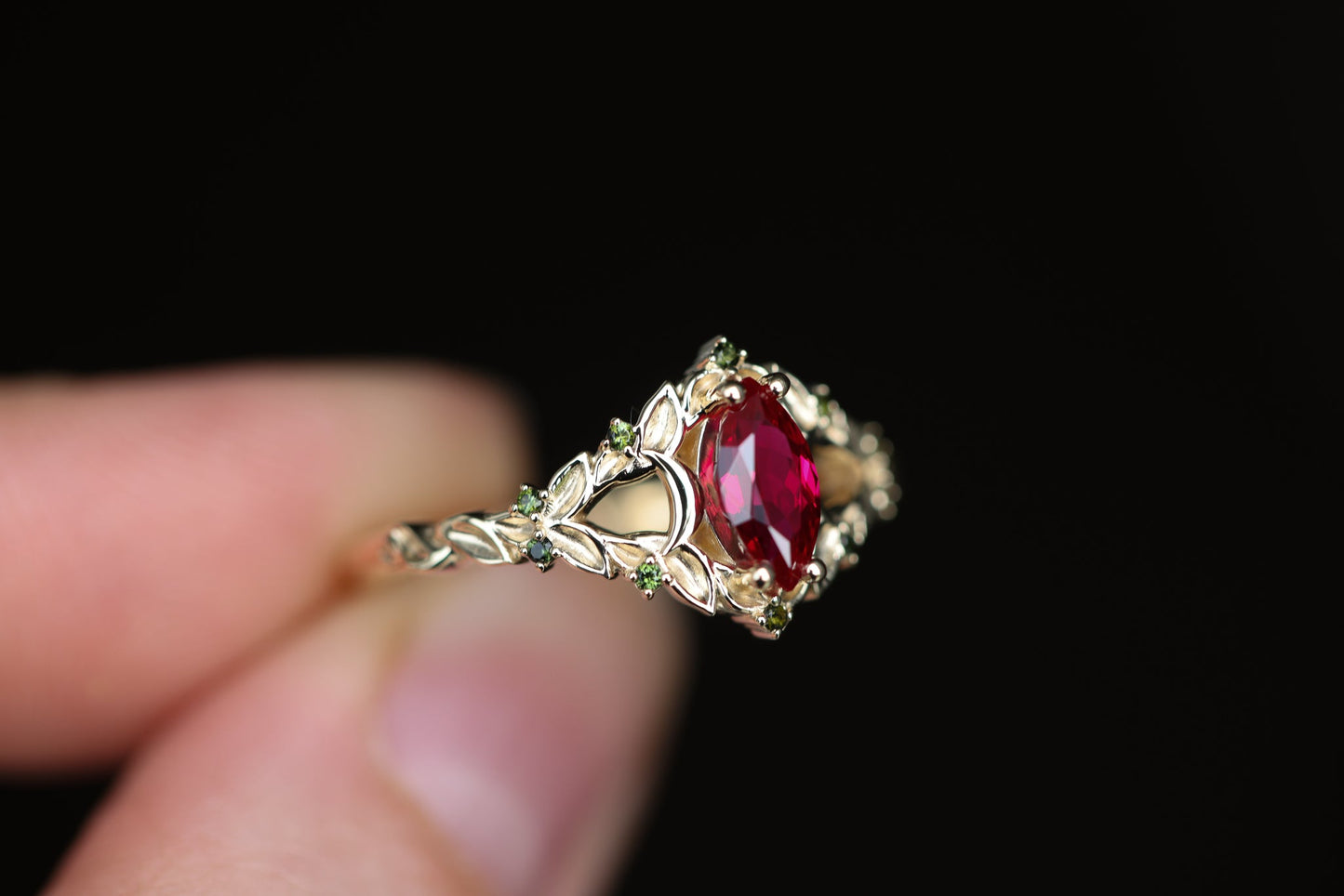 [Oramore Jewelry]Customize your own Briar moon setting with marquise center