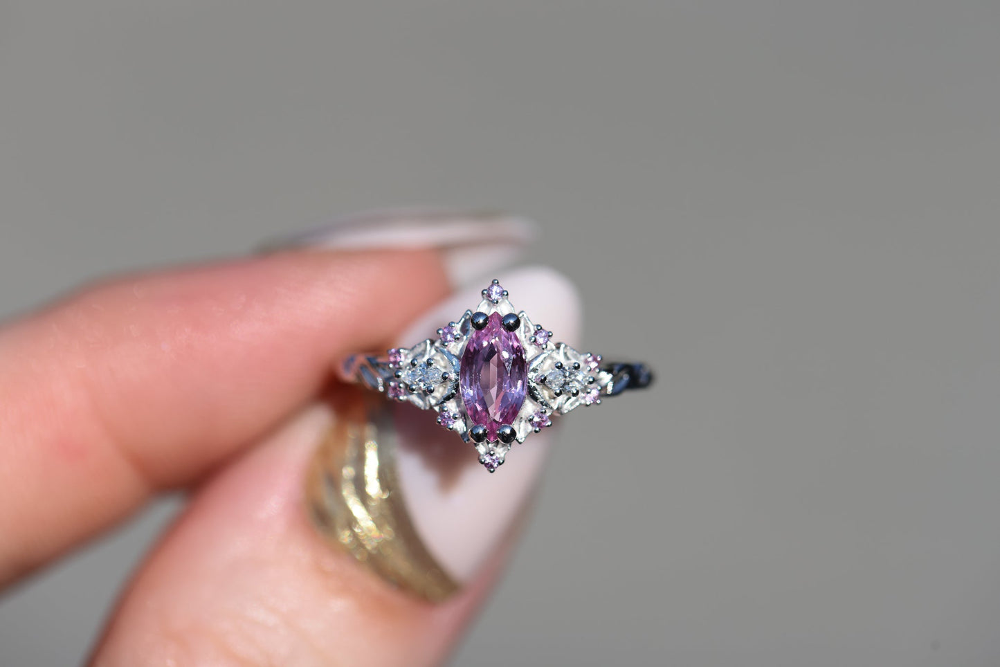 [Oramore Jewelry]Customize your own Briar moon setting with marquise center